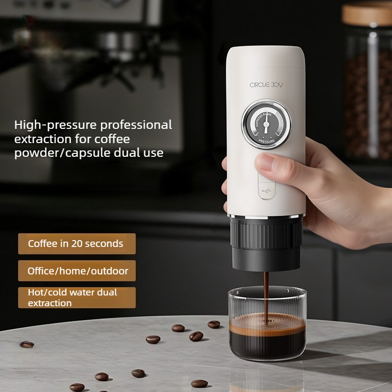 Coffee&Tea House Menu - Portable Espresso Machine 20Bar Pressure Automatic
