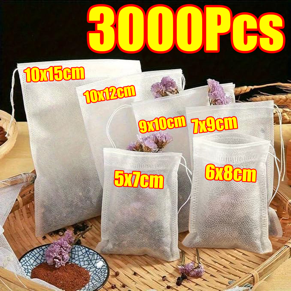 Coffee Tea And Leaf - 100-3000Pcs Disposable Tea Bags Empty Scented