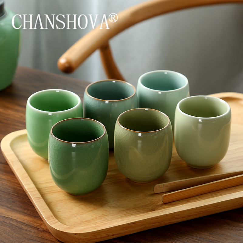 Coffee Tea In Chinese - CHANSHOVA-Porcelain Tea Cup Set, Traditional Chinese