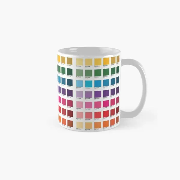 Coffee Tea Picture - Shades Of Pantone Colors Classic Mug