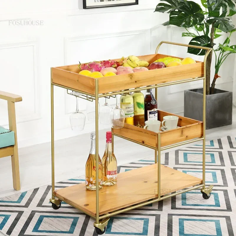 Coffee&Tea House Menu - Solid Wood Dining Bar Club Cart