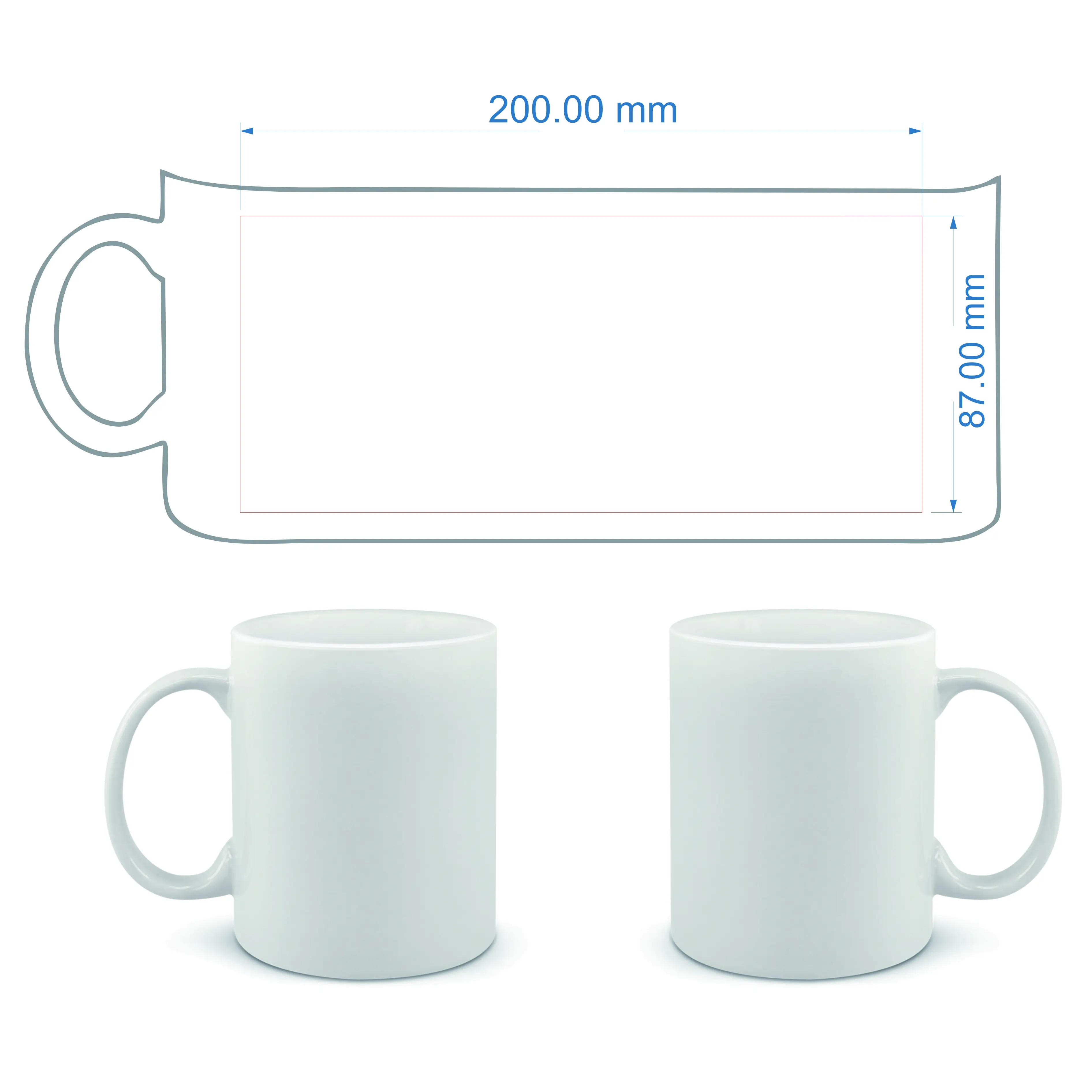 DIY Customized mugs 350ML 12oz - Coffee Tea Picture 评论和价格
