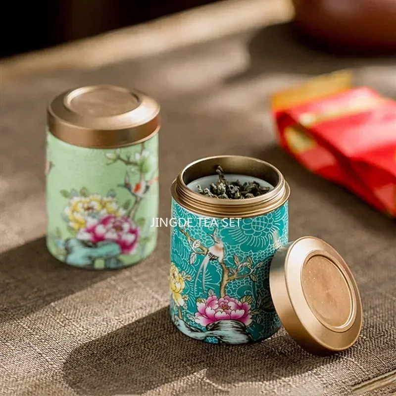 Boutique Ceramic Tea Tins Hous - Coffee Tea Jar Set 评论和价格