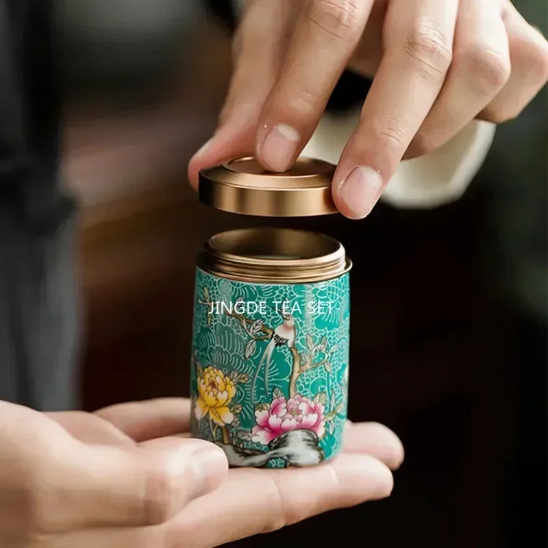 Boutique Ceramic Tea Tins Hous - Coffee Tea Jar Set 评论和价格
