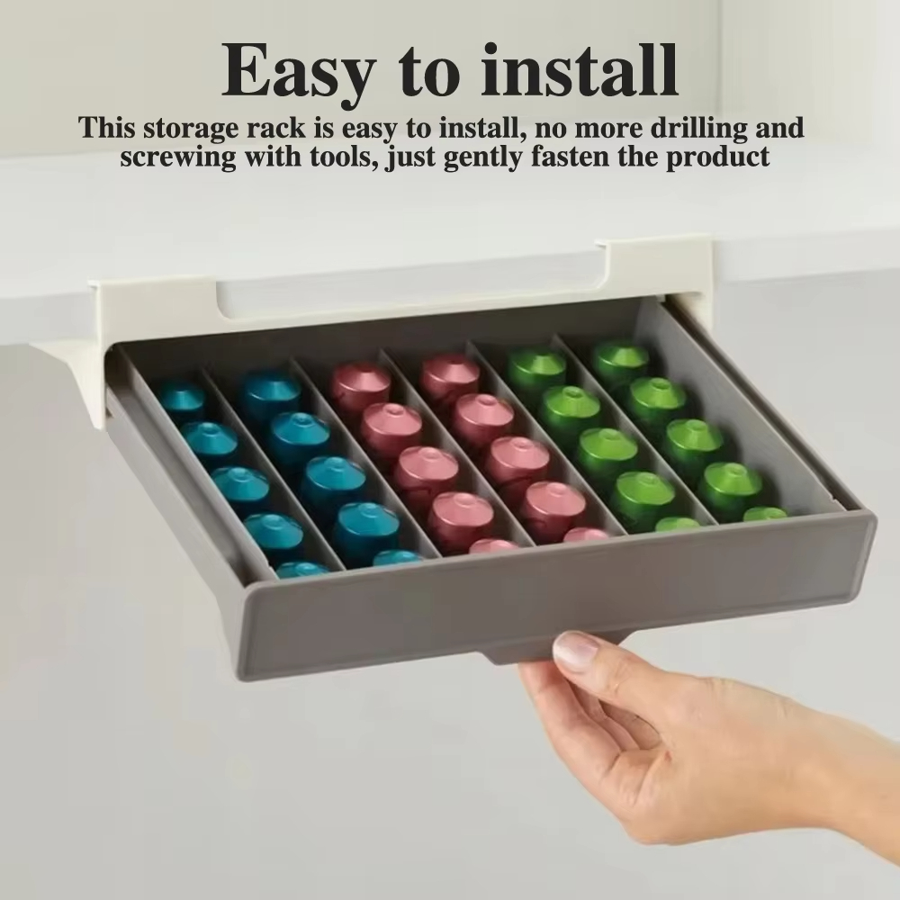 Space-Saving Coffee Capsule &  - Coffee Tea Drawer Organizer 评论和价格