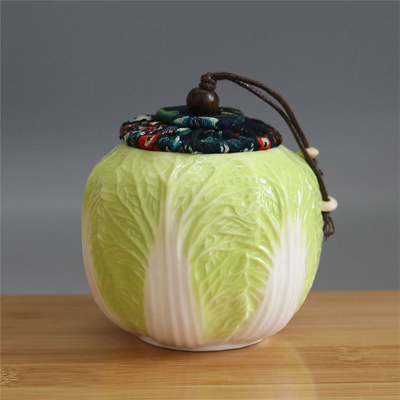 AA81- Tea Jar Storage Canister - Coffee Tea In Chinese 评论和价格