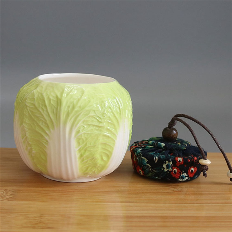 AA81- Tea Jar Storage Canister - Coffee Tea In Chinese 评论和价格