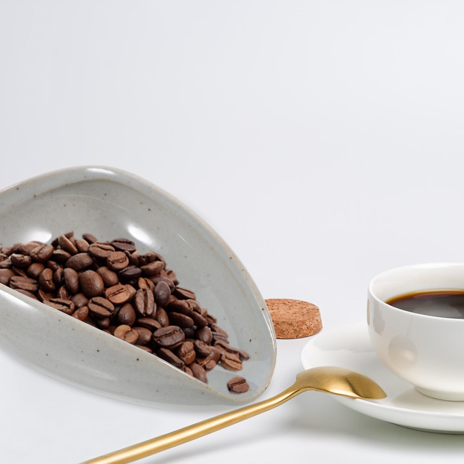 Ceramic Coffee Bean Tray Multi - Coffee Tea And Leaf 评论和价格