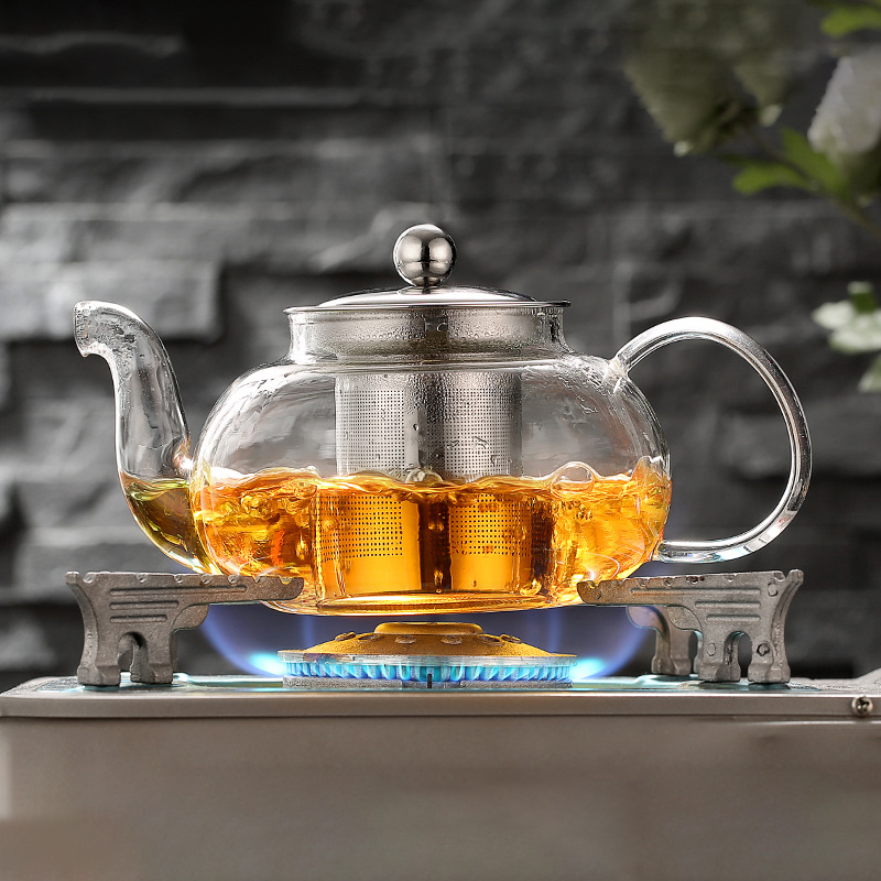 600/800ml Heat Resistant Glass - Coffee Tea Jar Set 评论和价格
