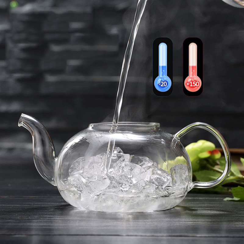 600/800ml Heat Resistant Glass - Coffee Tea Jar Set 评论和价格