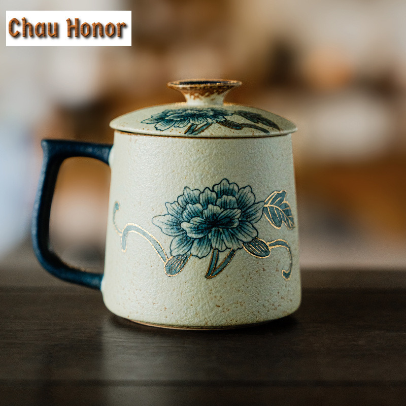 330ml Blue And White Flint Red - Coffee Tea Drawing 评论和价格