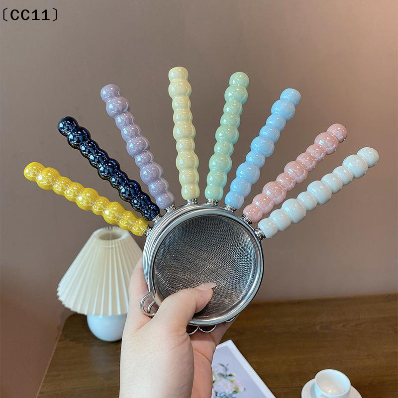 Tea Strainer With Pearl Cerami - Coffee Tea And Leaf 评论和价格