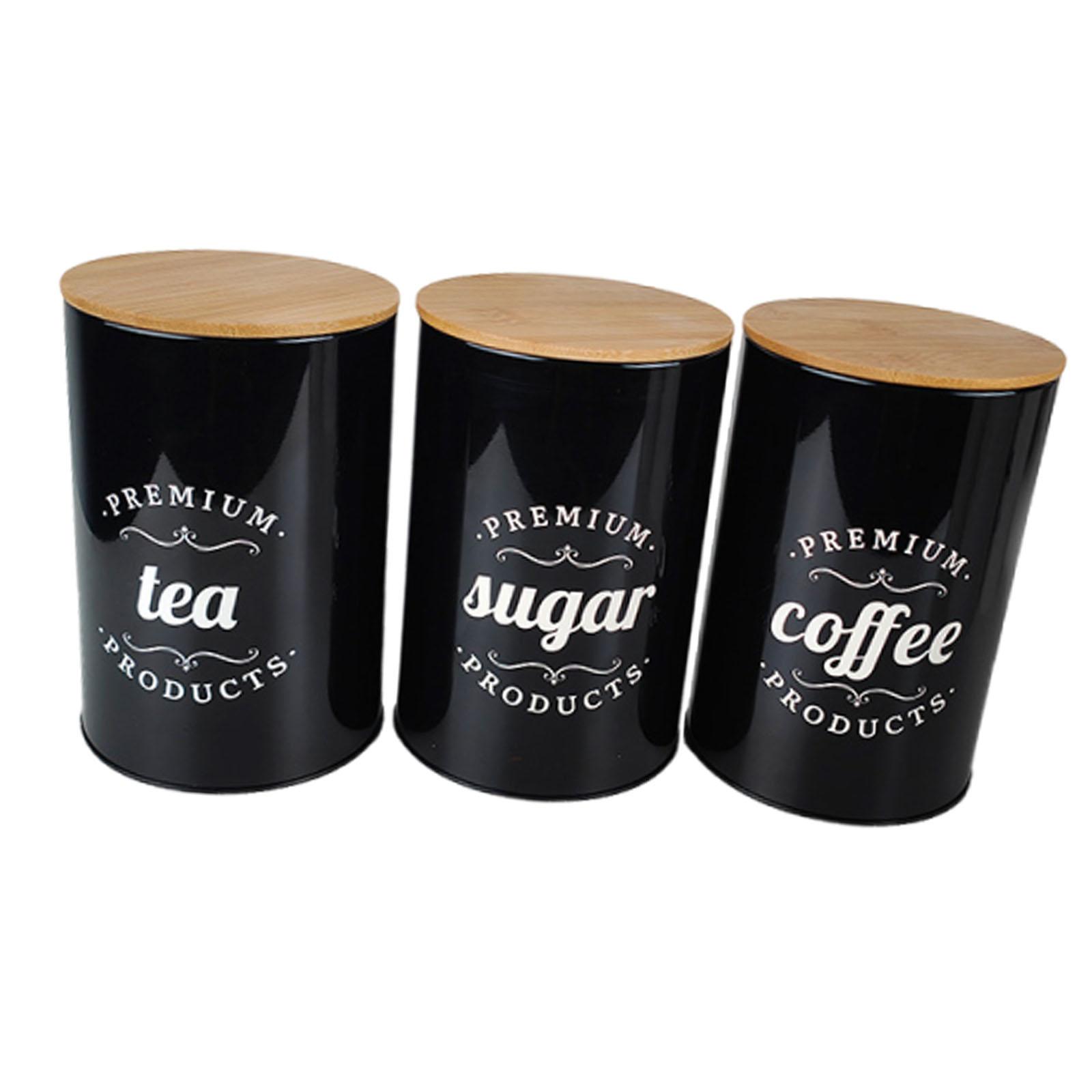 Tinplate Coffee Tea Sugar Stor - Coffee Tea Jar Set 评论和价格