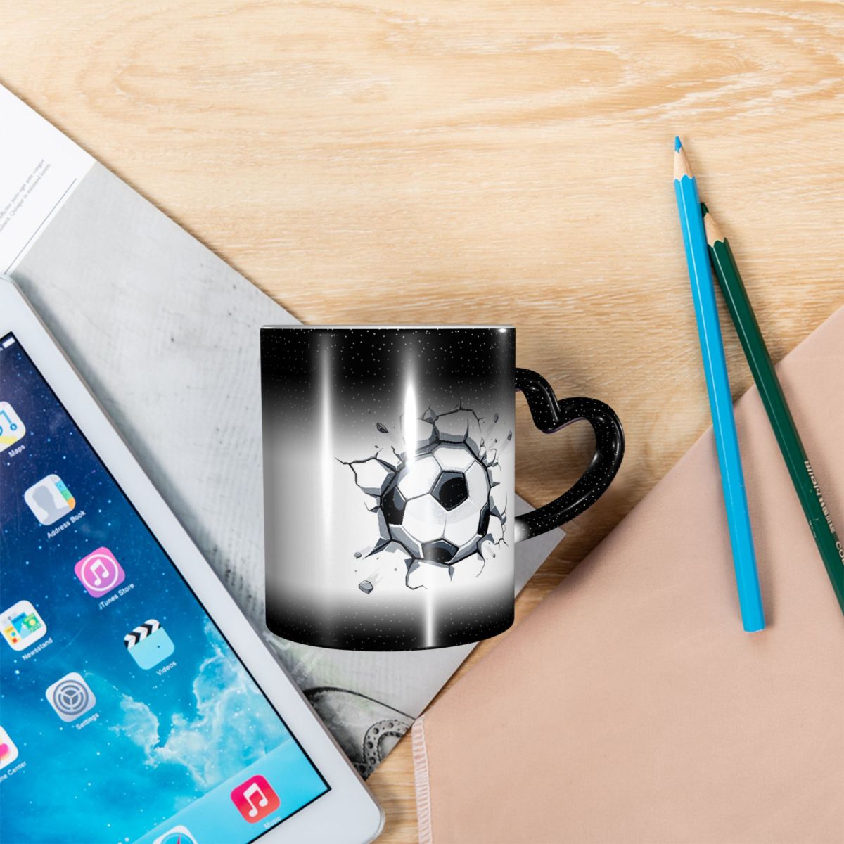 Soccer Ball 3d Art Drawing Wor - Coffee Tea Drawing 评论和价格