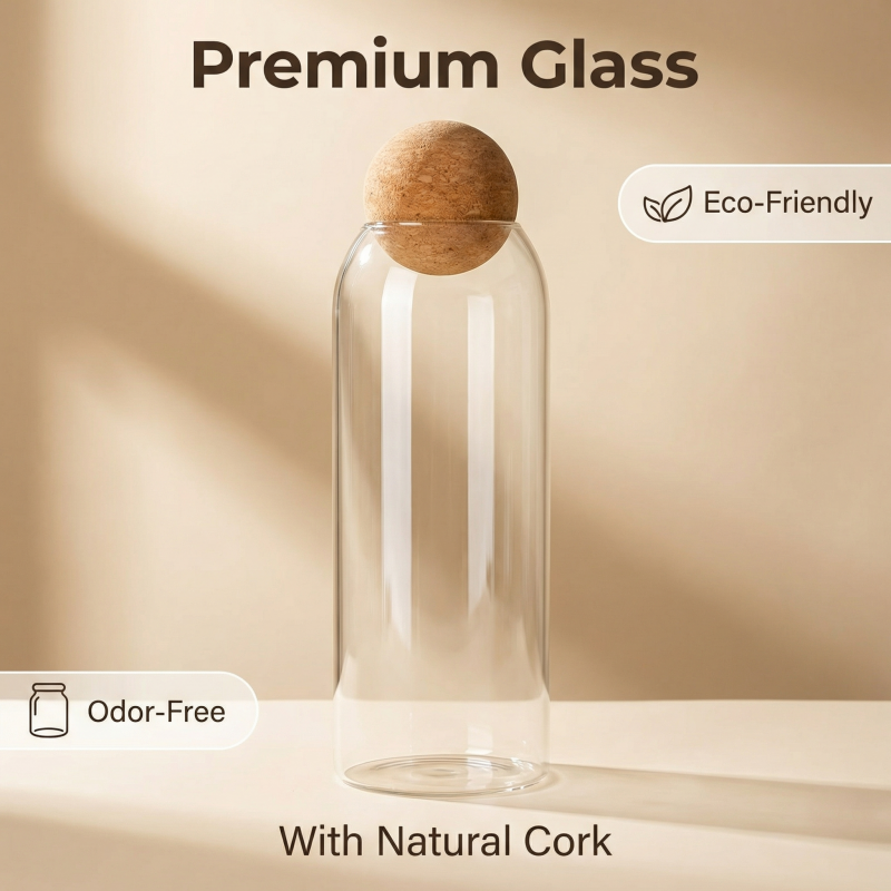 Four size Sealed Jar Glass Cor - Coffee Tea Drawer Organizer 评论和价格