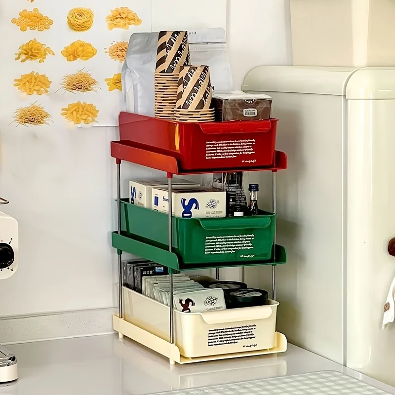 2/3Layer Tea Bag Storage Box O - Coffee Tea Drawer Organizer 评论和价格