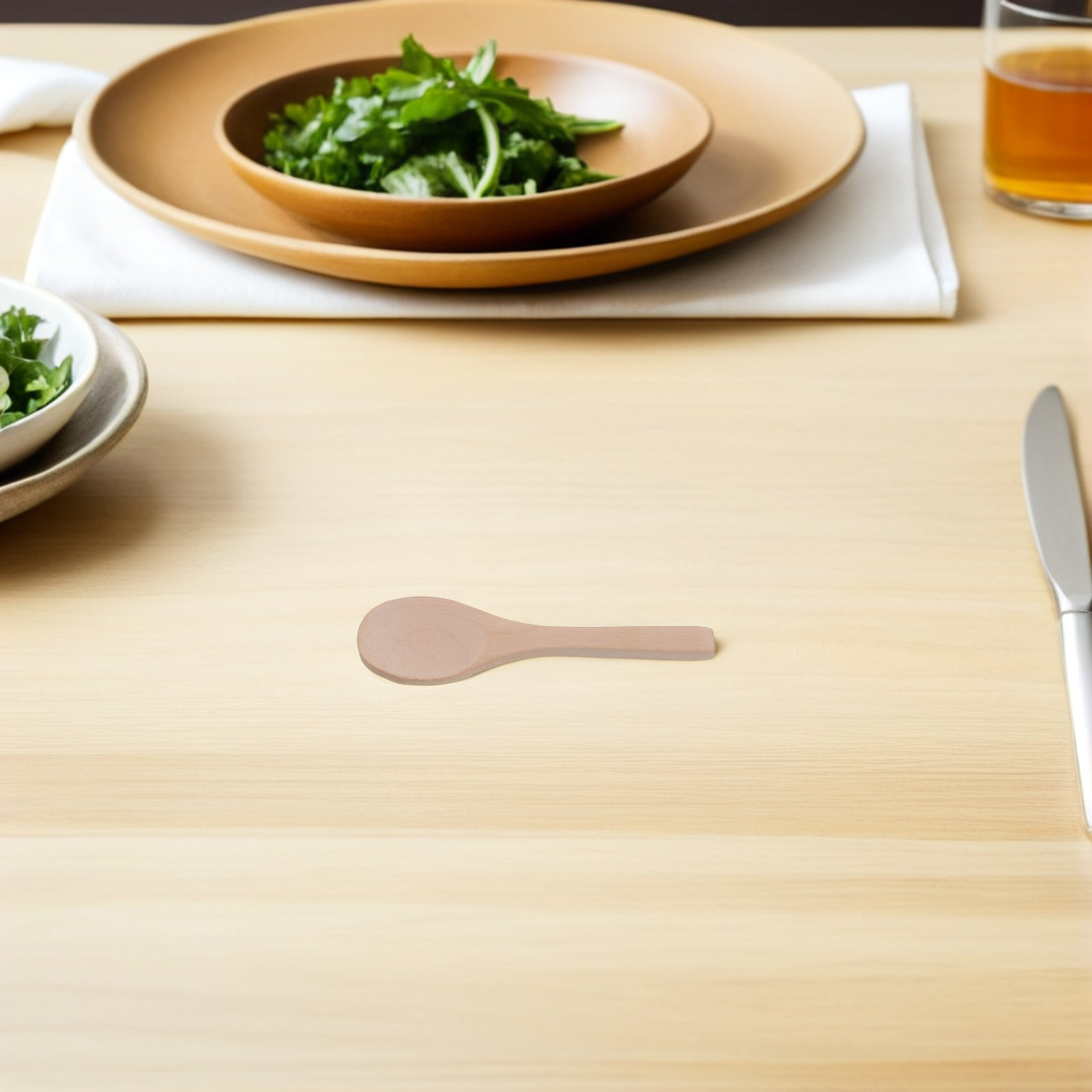 20Pcs Unpainted Wood Mini Spoo - Tea Coffee Utensils 评论和价格