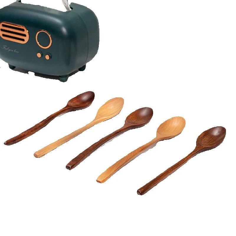 1pc Wooden Spoon Tableware Kit - Tea Coffee Utensils 评论和价格