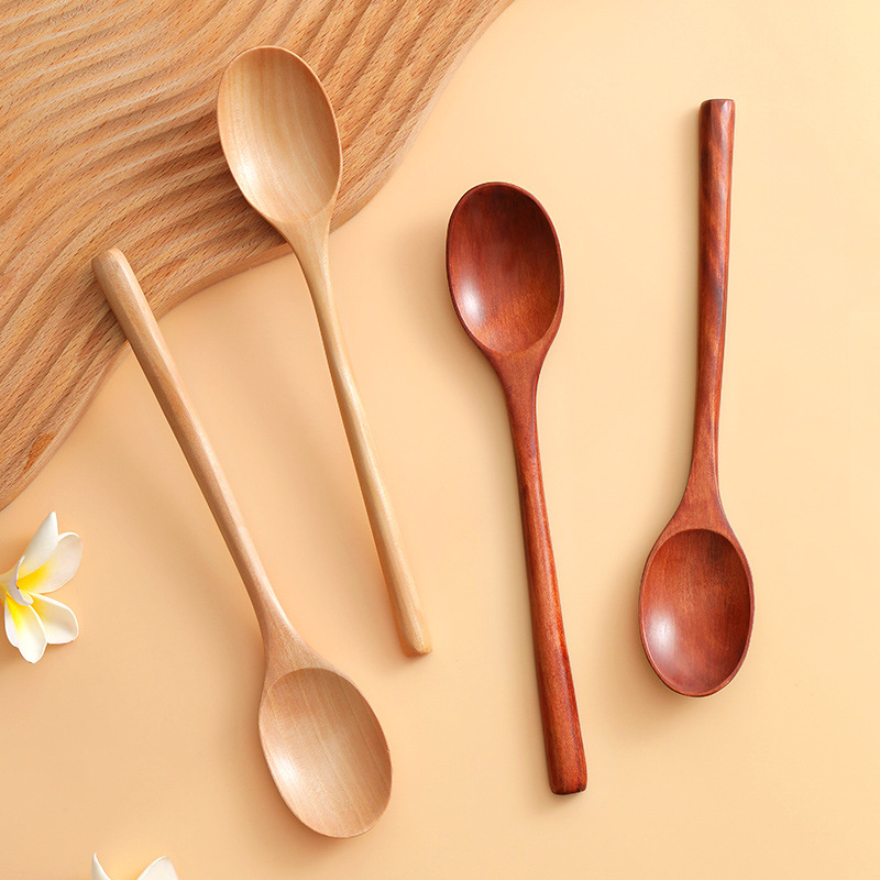 1pc Wooden Spoon Tableware Kit - Tea Coffee Utensils 评论和价格