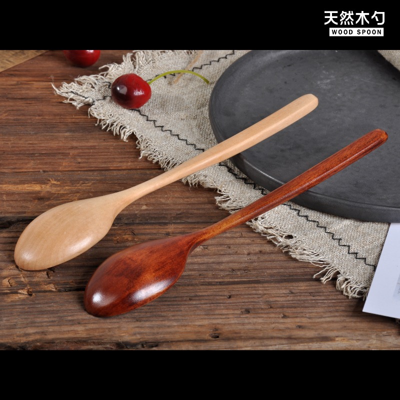 1pc Wooden Spoon Tableware Kit - Tea Coffee Utensils 评论和价格