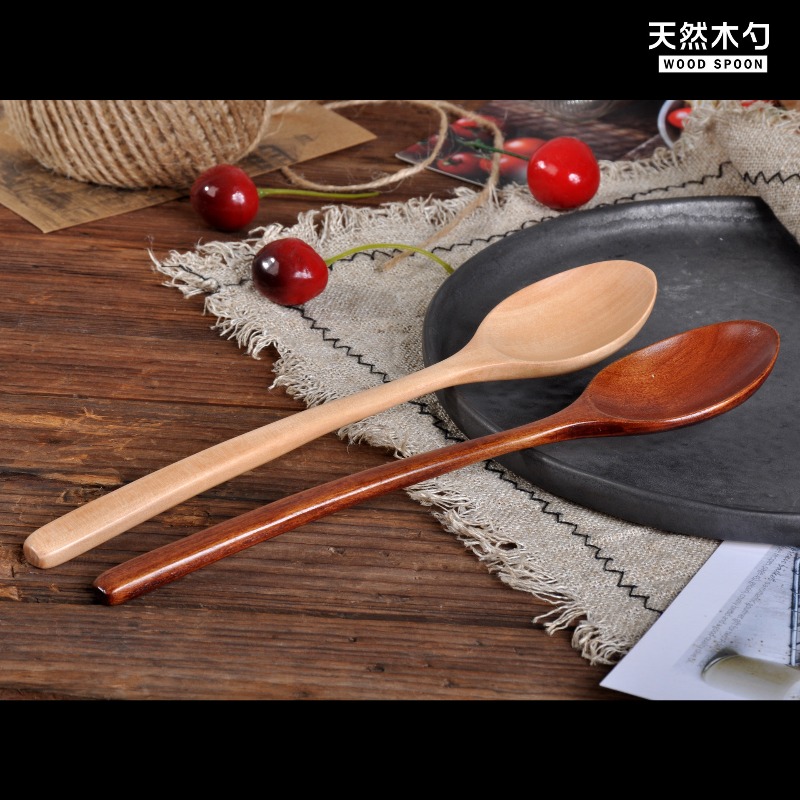 1pc Wooden Spoon Tableware Kit - Tea Coffee Utensils 评论和价格
