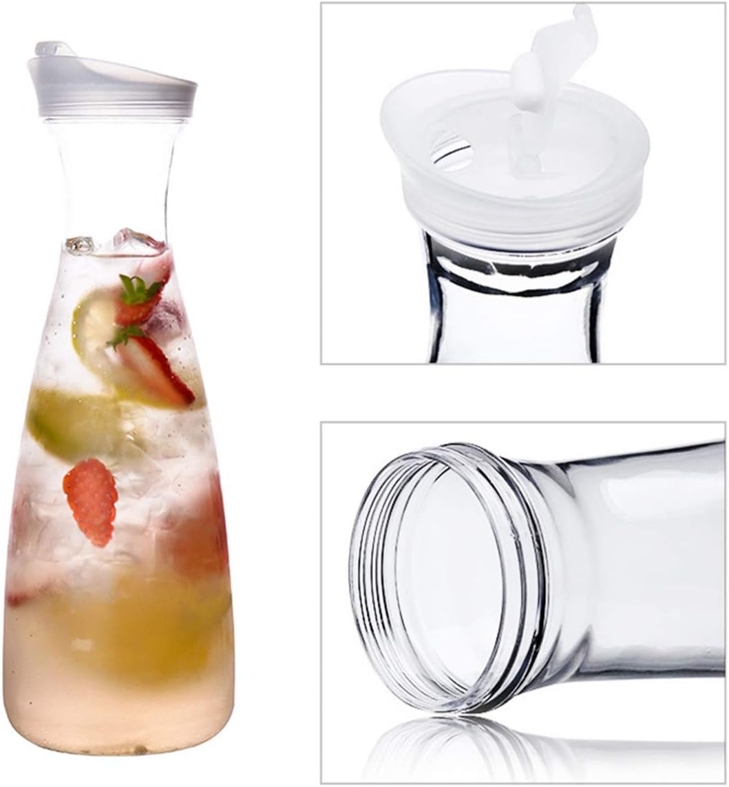 1pcsPitchers With Lid,Clear Pl - Coffee Tea Jar Set 评论和价格