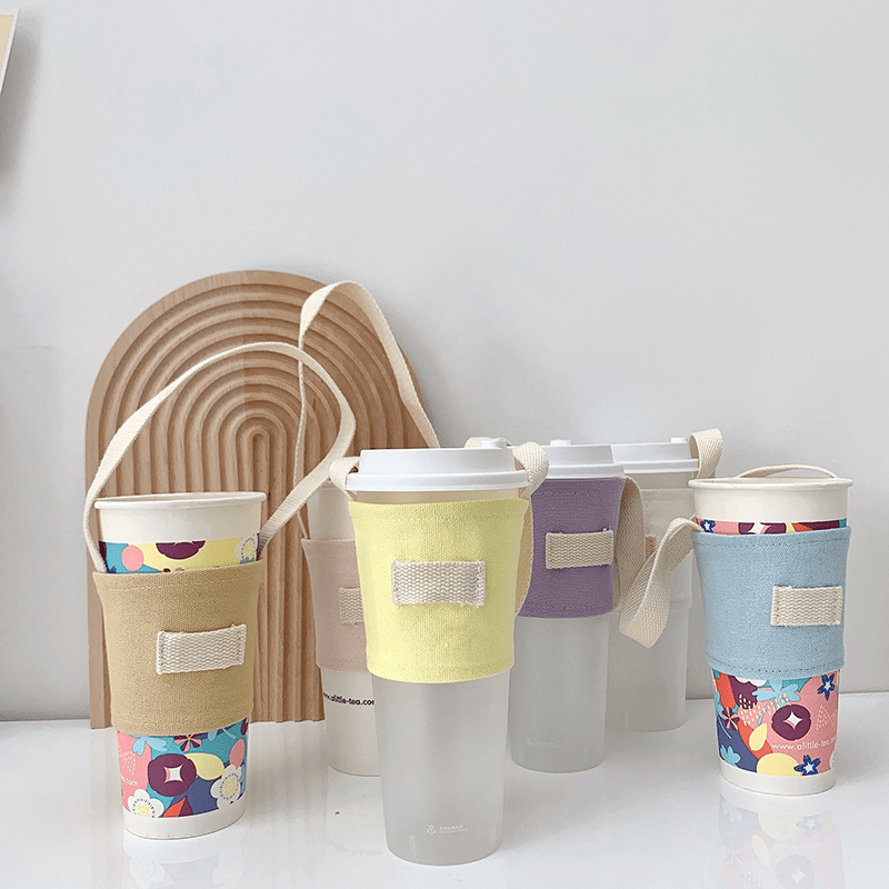 Milk Tea Cup Set Hand Carry Ca - Coffee Tea Jar Set 评论和价格
