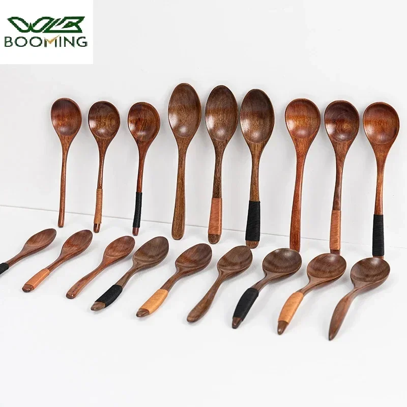 Spoon Wooden Spoons for Cookin - Tea Coffee Utensils 评论和价格