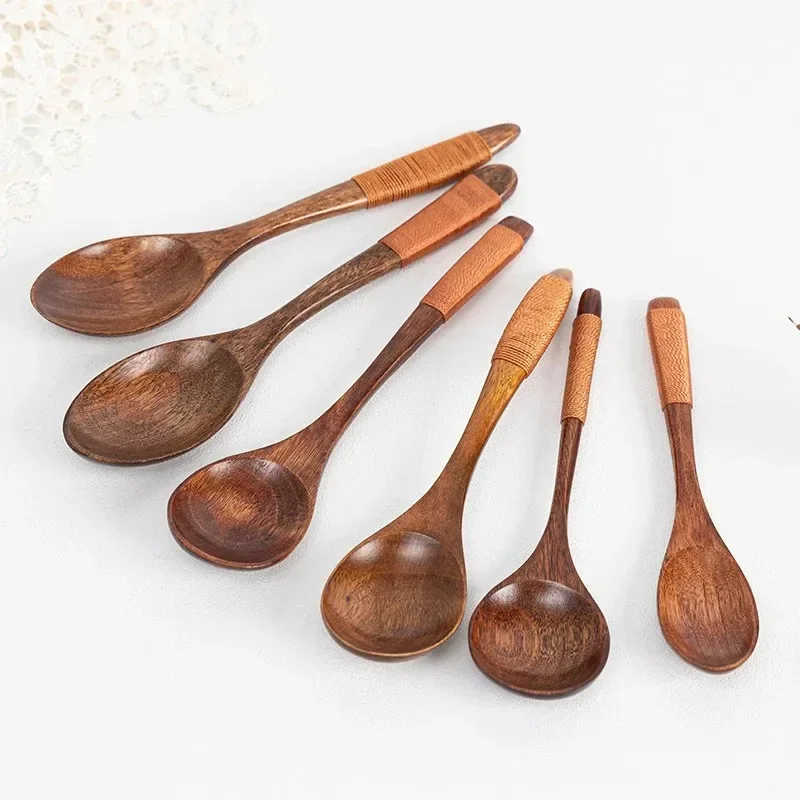 Spoon Wooden Spoons for Cookin - Tea Coffee Utensils 评论和价格