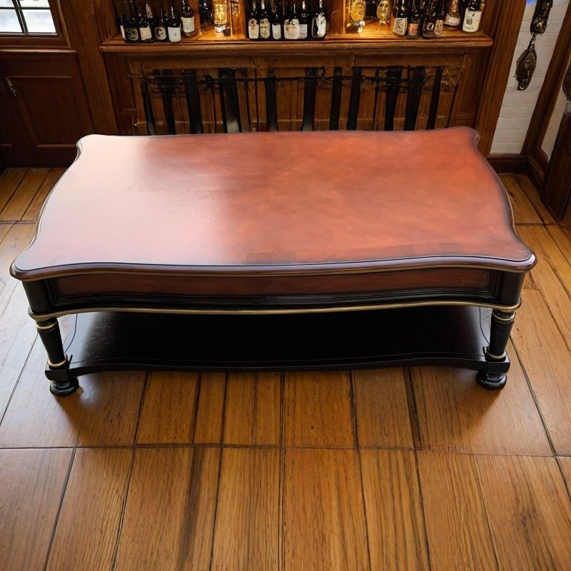 solid wood retro coffee table  - Coffee Tea Drawing 评论和价格