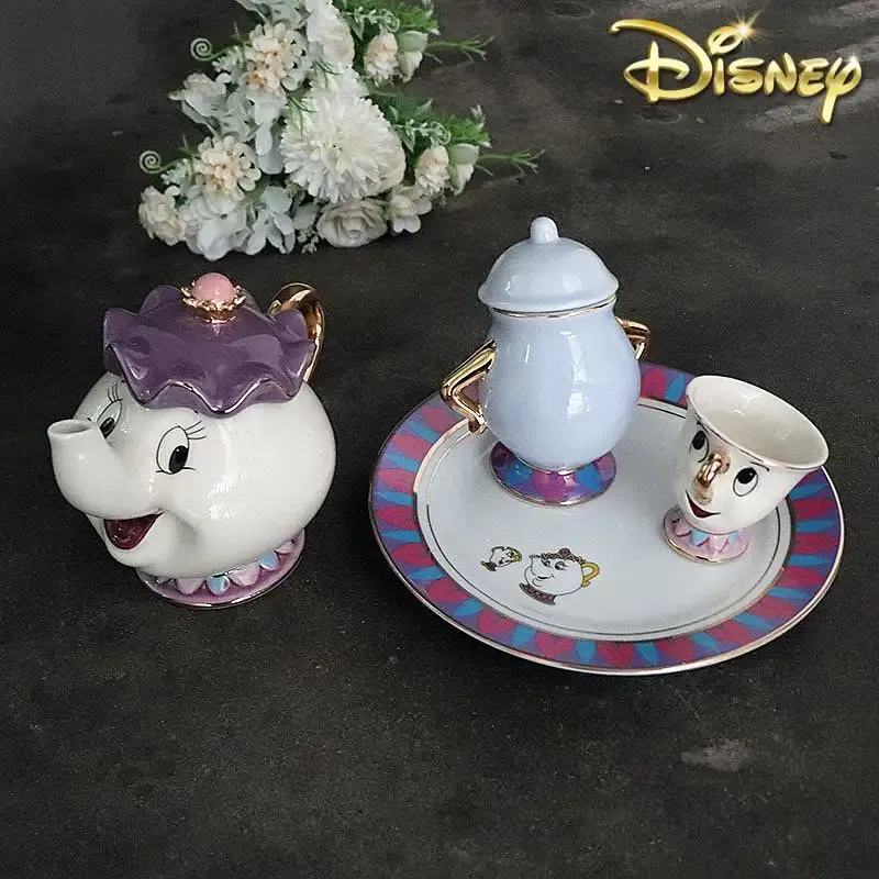 Hot Teapot Cartoon Beauty And  - Coffee Tea Jar Set 评论和价格