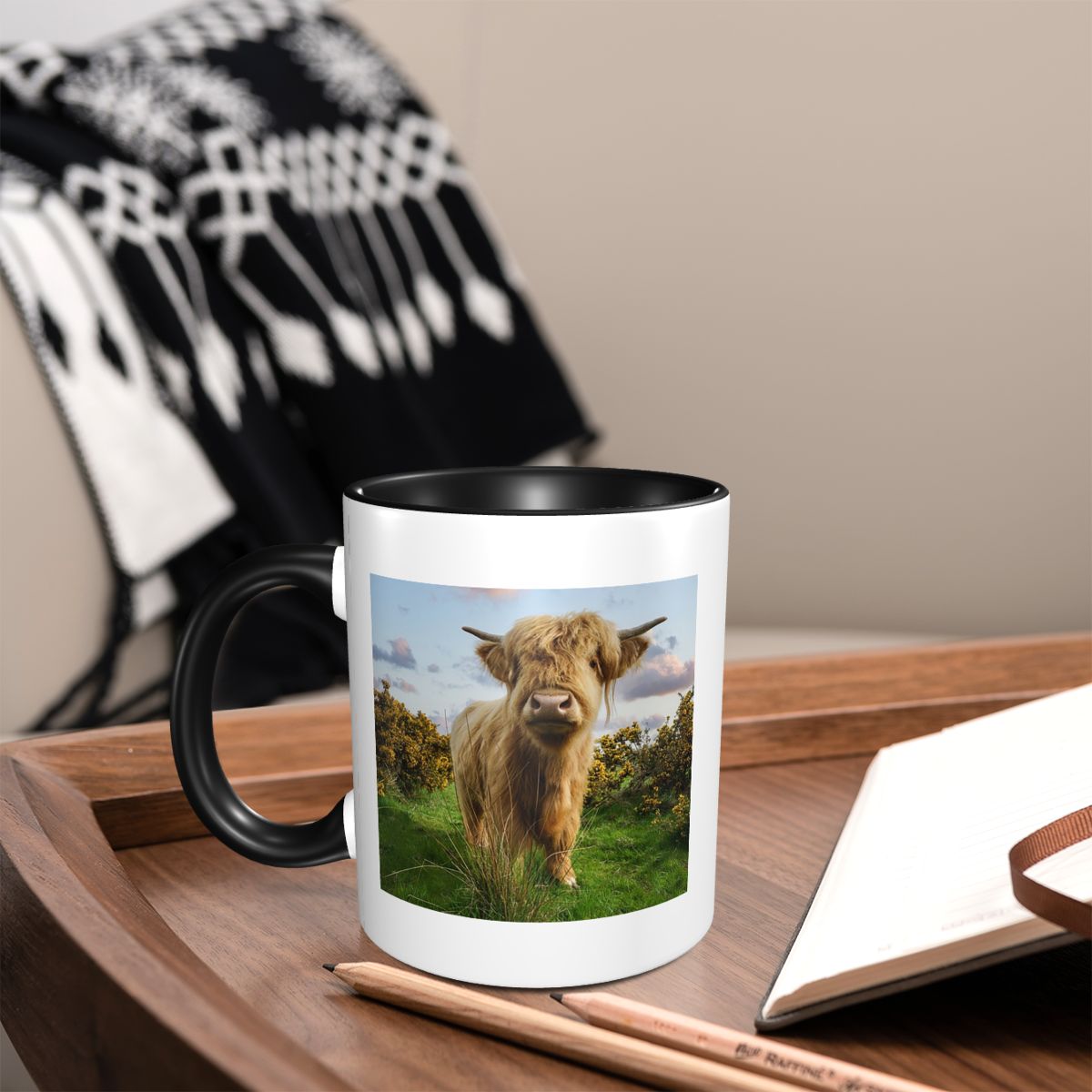 Young Highland Cow Mug Funny C - Young Tea Coffee 评论和价格