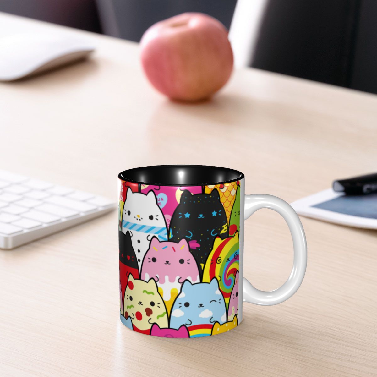 Cats Vs Pickles Mug Funny Cera - Coffee Vs Tea 评论和价格