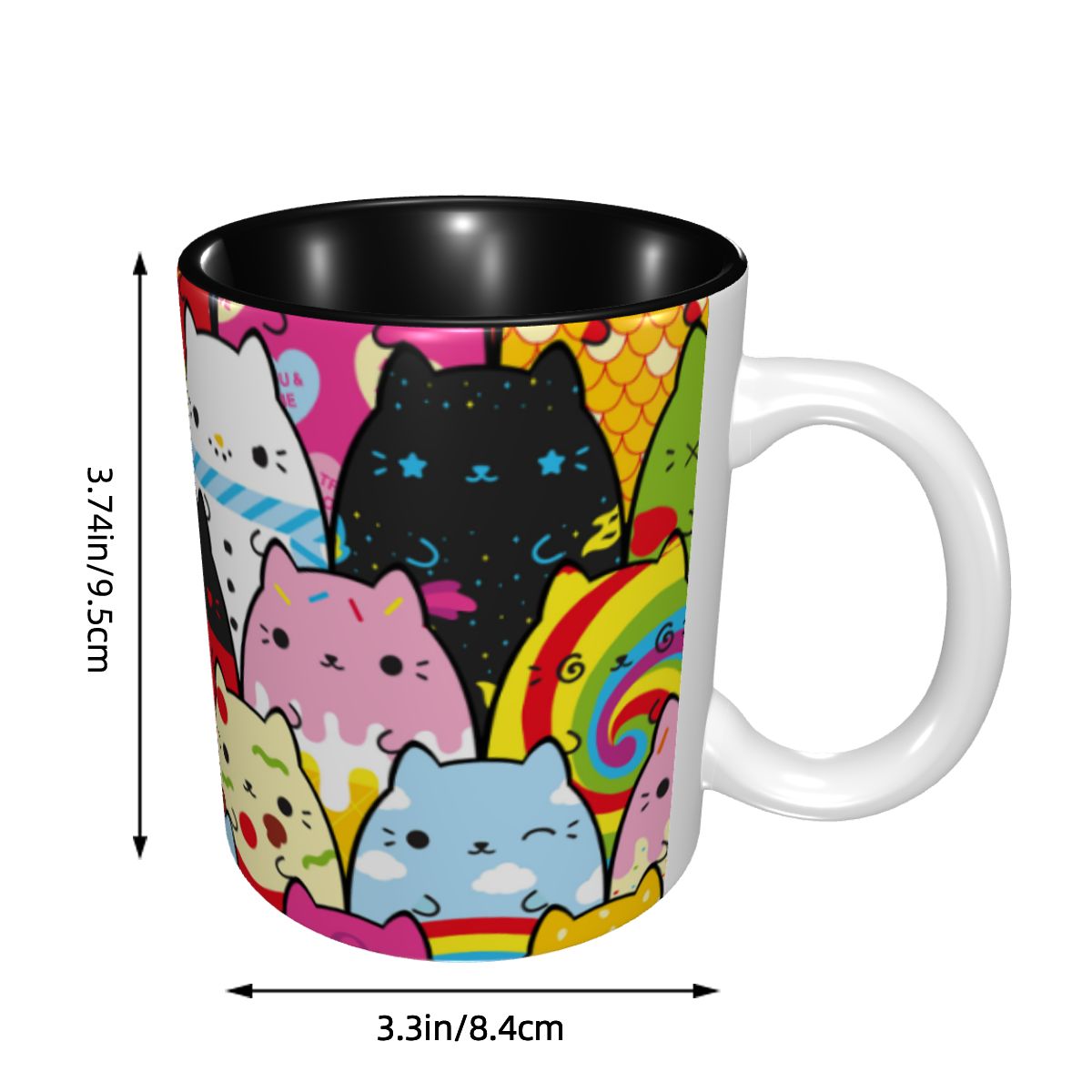 Cats Vs Pickles Mug Funny Cera - Coffee Vs Tea 评论和价格