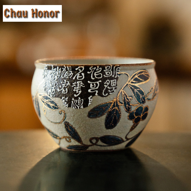 160ml Blue And White Flint Red - Coffee Tea Drawing 评论和价格