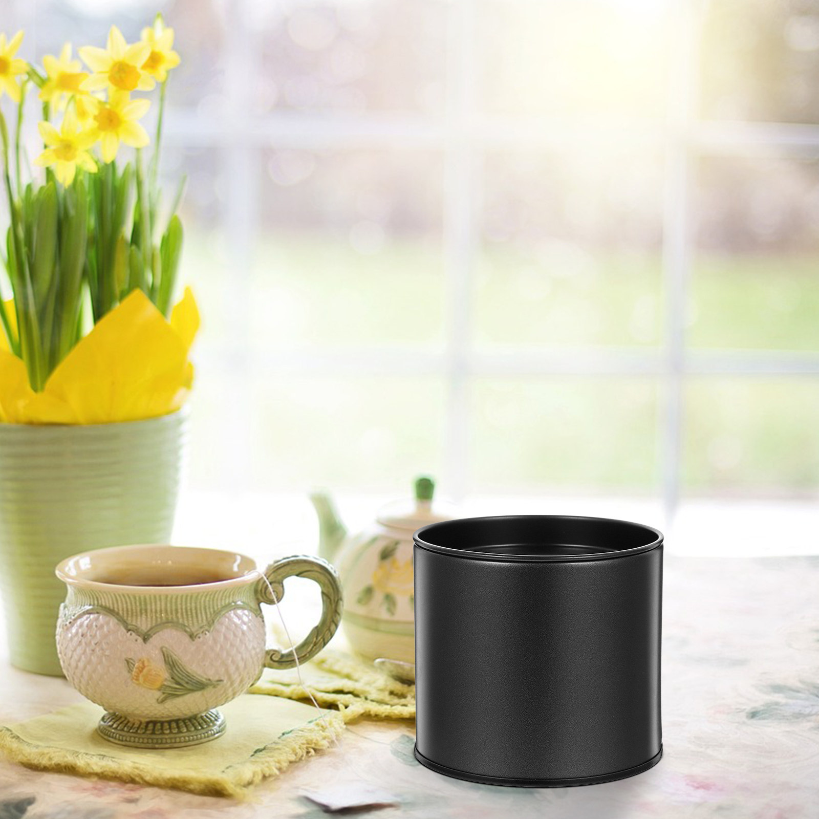 Small Tinplate Tea Jar with Ai - Coffee Tea Jar Set 评论和价格