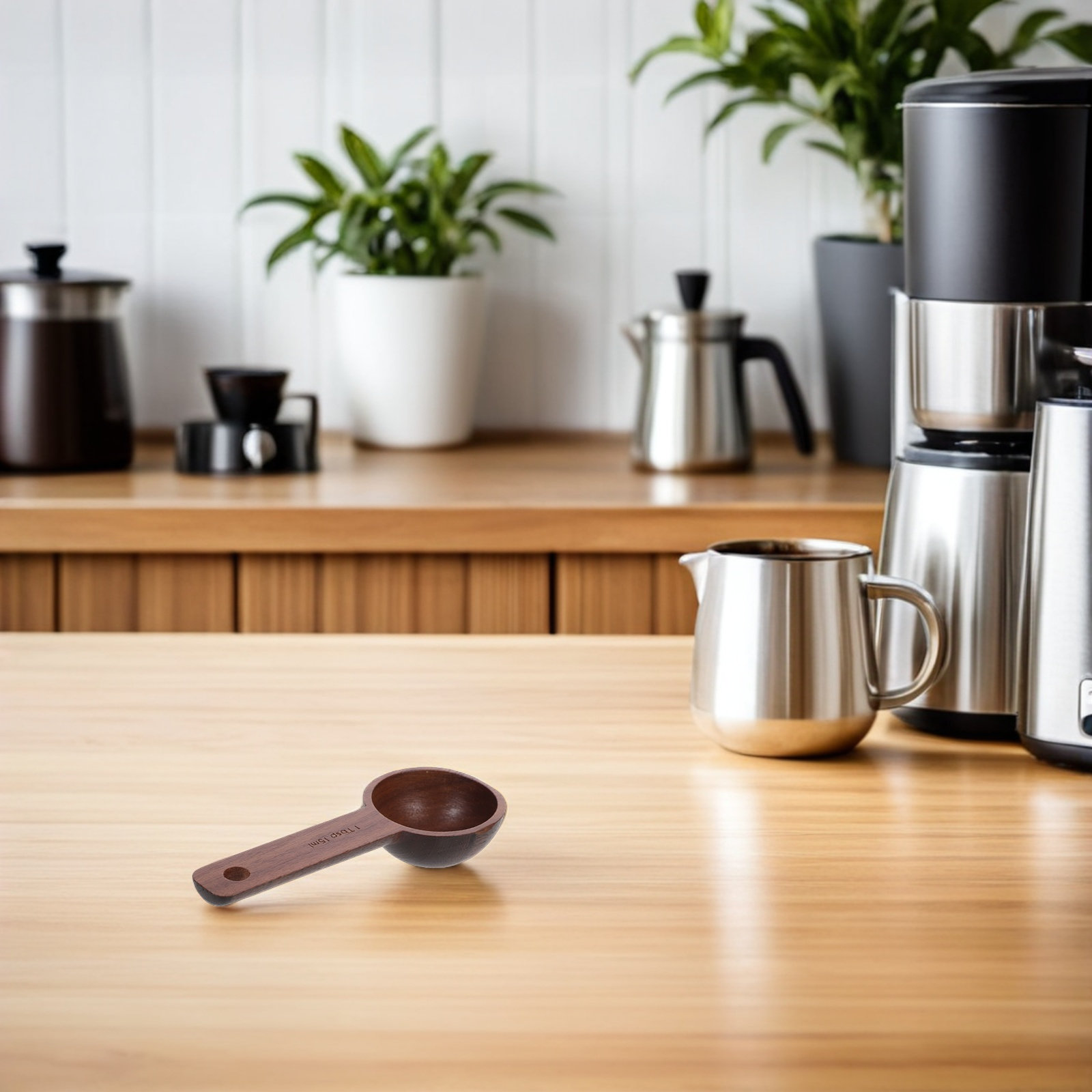 2Pcs Wooden Coffee Scoop Measu - Coffee Tea And Leaf 评论和价格