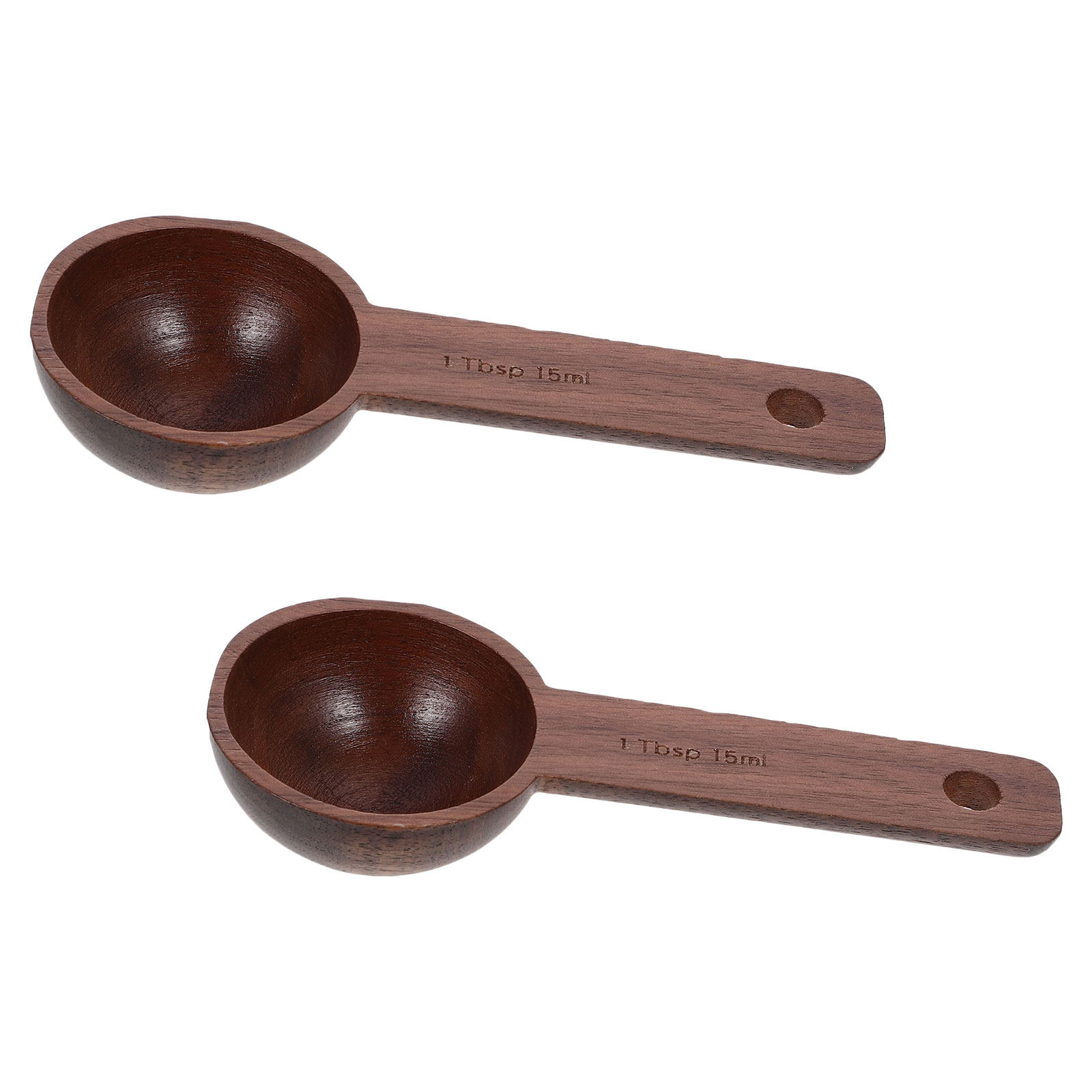 2Pcs Wooden Coffee Scoop Measu - Coffee Tea And Leaf 评论和价格
