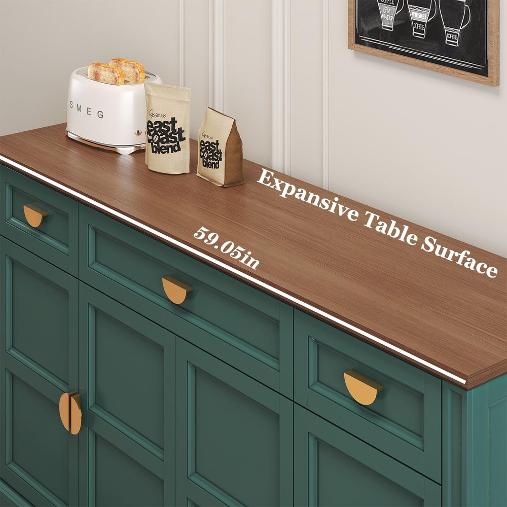 60 Large Buffet Sideboard Cabi - Coffee&Tea House Menu 评论和价格