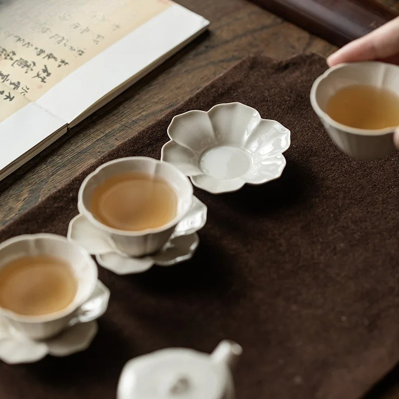 Plant Ash Sunflower Coasters L - Coffee Tea In Chinese 评论和价格