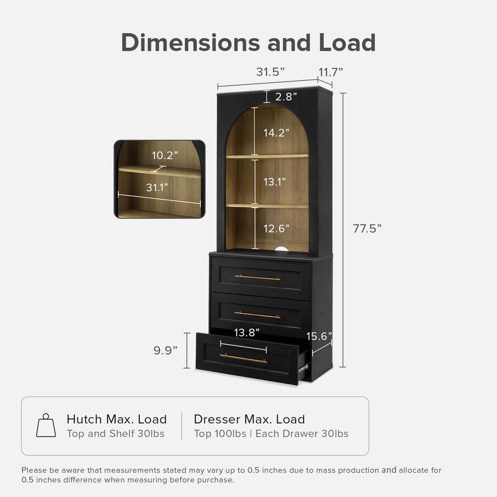 Storage Cabinet with Hutch, Si - Coffee&Tea House Menu 评论和价格