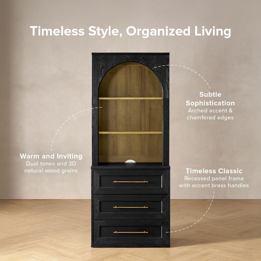 Storage Cabinet with Hutch, Si - Coffee&Tea House Menu 评论和价格