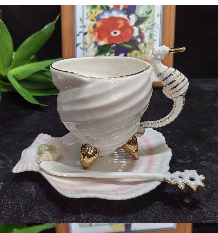 Ocean Series Gold Drawing Crea - Coffee Tea Drawing 评论和价格