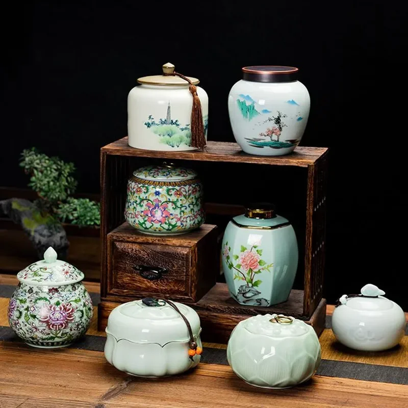 Canister for Loose Tea, Chines - Coffee Tea In Chinese 评论和价格