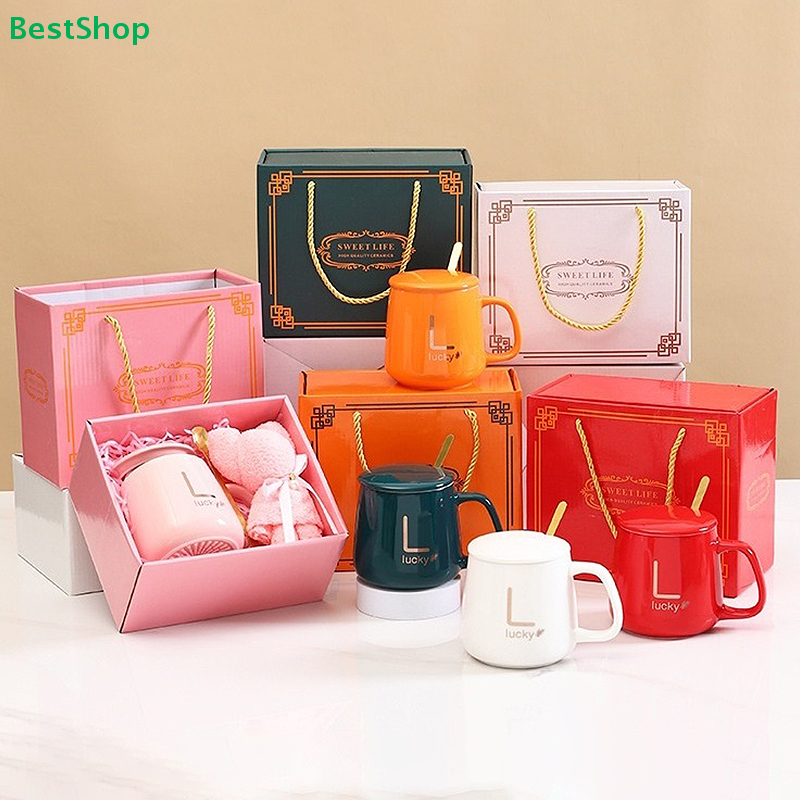 ♥400ml Ceramic Mug Gift Set –  - Coffee Tea Drawer Organizer 评论和价格