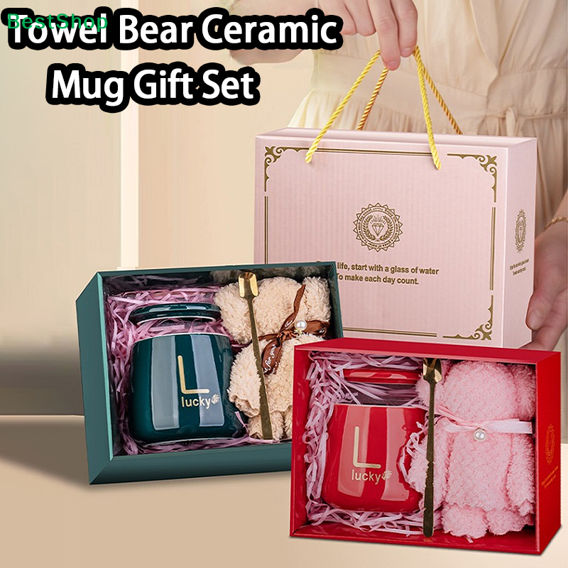 ♥400ml Ceramic Mug Gift Set –  - Coffee Tea Drawer Organizer 评论和价格
