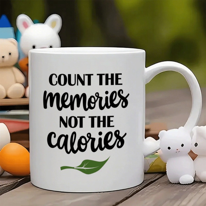 1 Large 11oz White Ceramic Cof - Coffee Tea Weight Loss 评论和价格