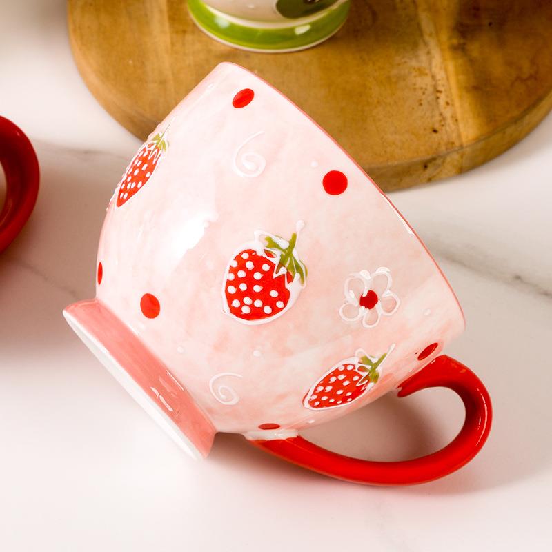 Ceramic Coffee Cup Women's Ear - Coffee Tea Drawing 评论和价格