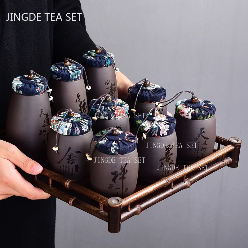 Chinese Purple Sand Small Tea  - Coffee Tea Jar Set 评论和价格