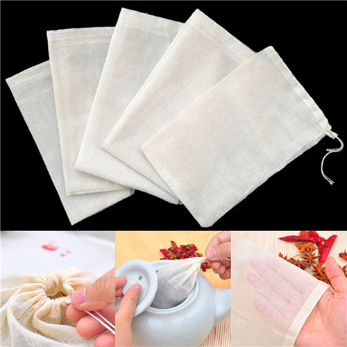 1pc/10Pcs Cotton Tea Bags Musl - Coffee Tea Gardens 评论和价格